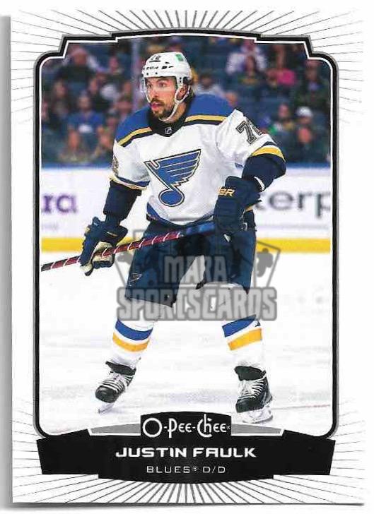 JUSTIN FAULK 22-23 UD O-Pee-Chee OPC