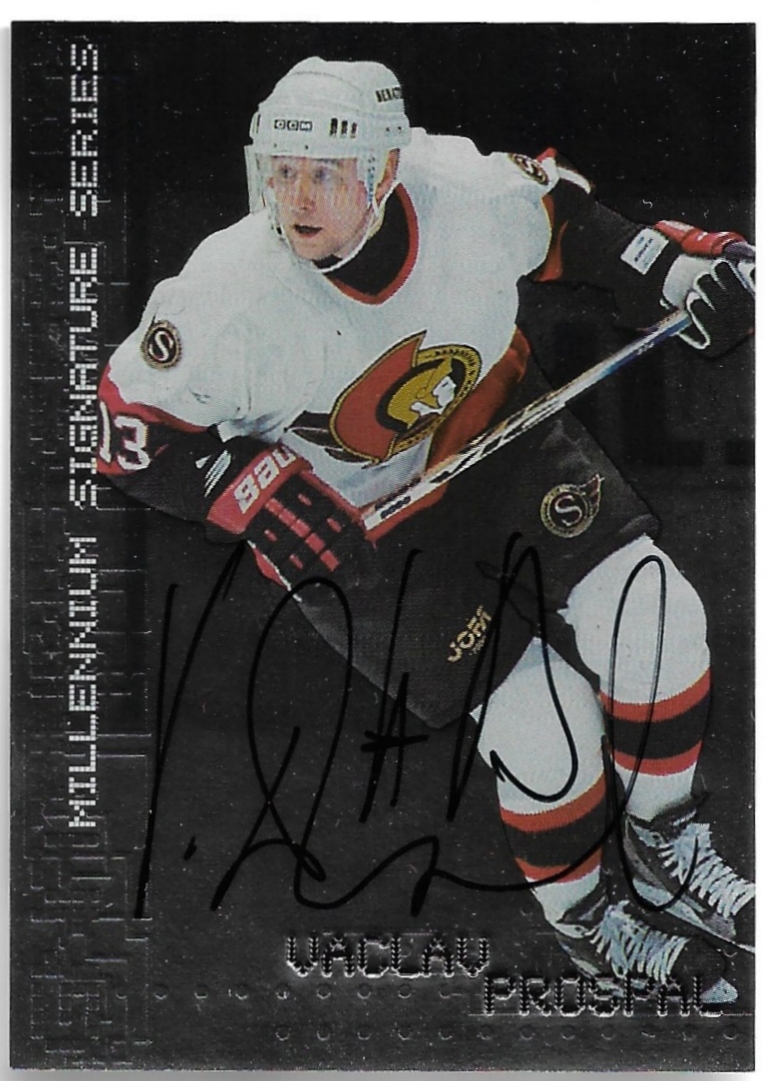 Auto VÁCLAV PROSPAL 99-00 In the Game Be A Player Millennium Signature Series