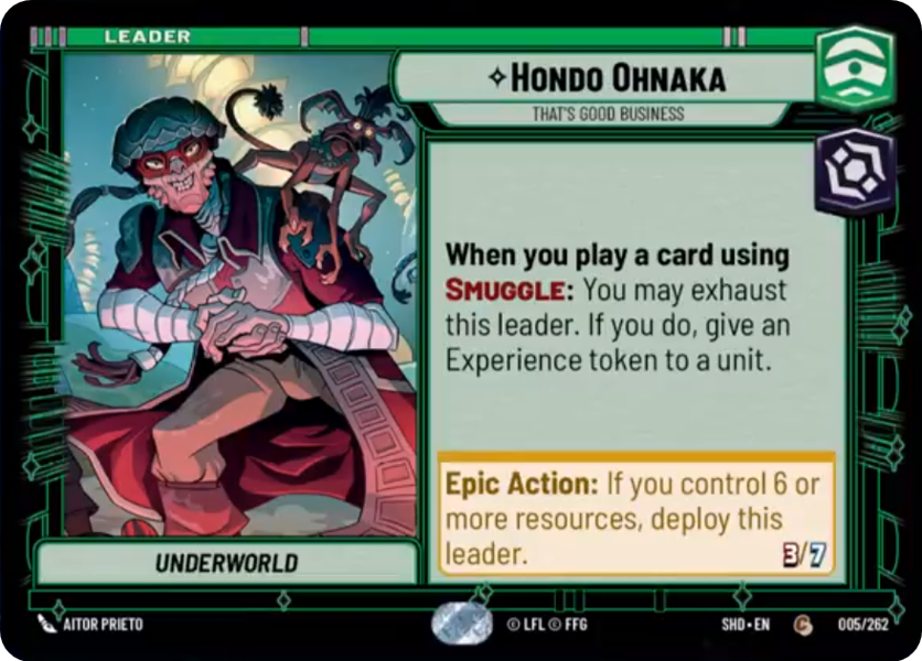 Leader - HONDO OHNAKA - Unlimited Shadows of the Galaxy