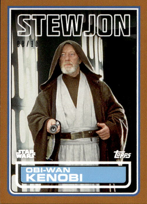 Bronze OBI-WAN KENOBI Topps Throwback Thursday Star Wars /10