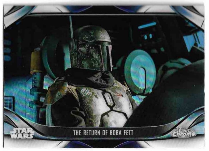 Short Print THE RETURN OF BOBA FETT 2023 Topps Chrome Mandalorian Star Wars