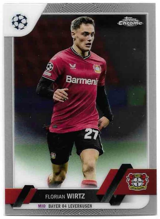 FLORIAN WIRTZ 22-23 Topps Chrome UEFA CC