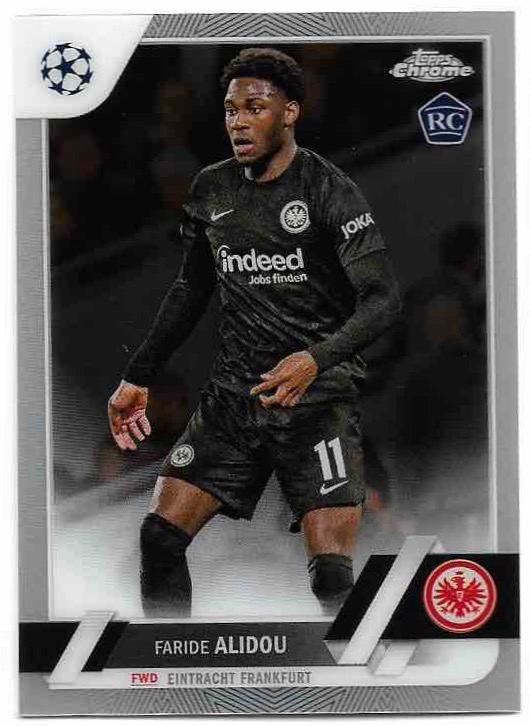 Rookie FARIDE ALIDOU 22-23 Topps Chrome UEFA CC