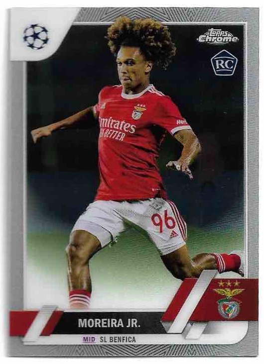Rookie MOREIRA JR. 22-23 Topps Chrome UEFA CC