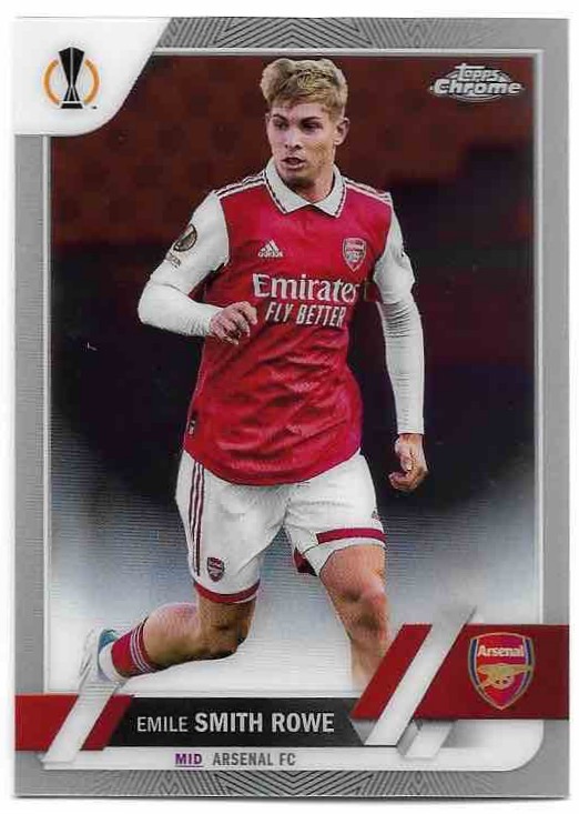 EMILE SMITH ROWE 22-23 Topps Chrome UEFA CC