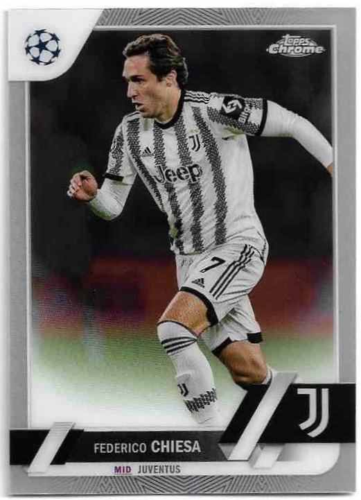 FEDERICO CHIESA 22-23 Topps Chrome UEFA CC