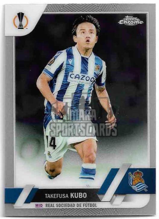 TAKEFUSA KUBO 22-23 Topps Chrome UEFA CC