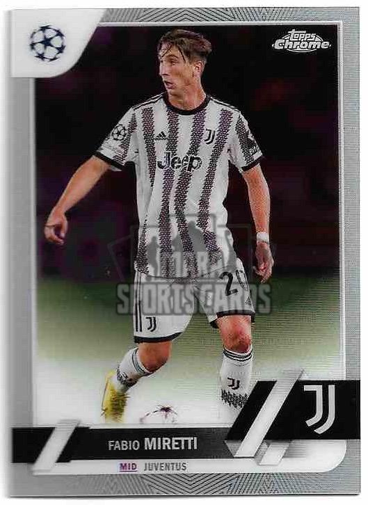 FABIO MIRETTI 22-23 Topps Chrome UEFA CC