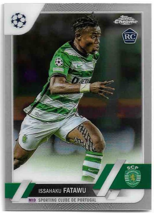 Rookie ISSAHAKU FATAWU 22-23 Topps Chrome UEFA CC