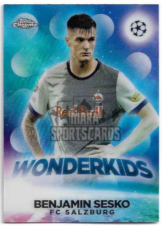 Wonderkids BENJAMIN SESKO 22-23 Topps Chrome UEFA CC