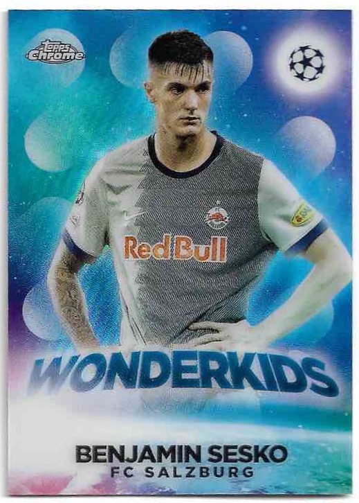 Wonderkids BENJAMIN SESKO 22-23 Topps Chrome UEFA CC