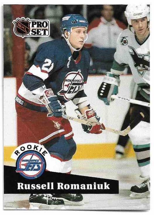 Rookie RUSSELL ROMANIUK 91-92 Pro Set
