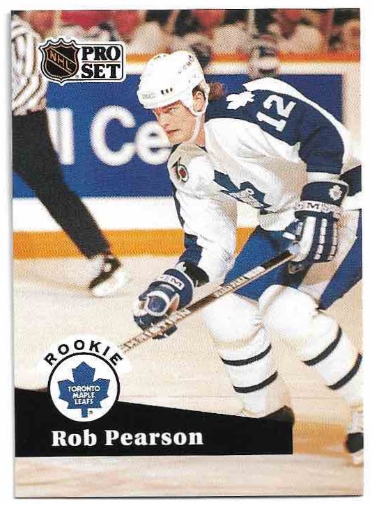 Rookie ROB PEARSON 91-92 Pro Set