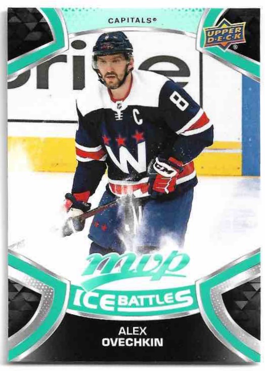Ice Battles Checklist ALEX OVECHKIN 21-22 UD MVP