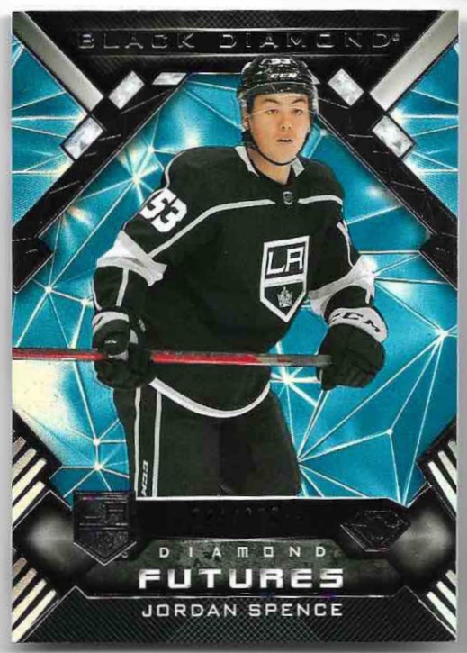 Rookie Diamond Futures JORDAN SPENCE 22-23 UD Black Diamond /299