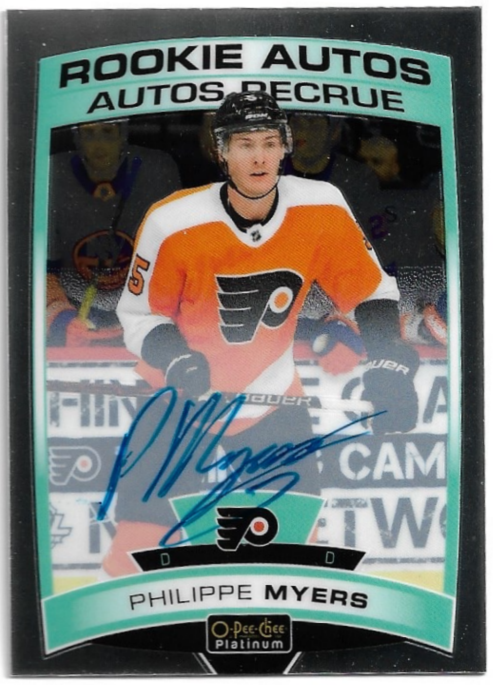 Autographs Rookie Update PHILIPPE MYERS 20-21 UD O-Pee-Chee OPC Platinum