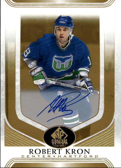 Auto Gold Spectrum Foil Autographs ROBERT KRON 20-21 UD SP Signature Legends