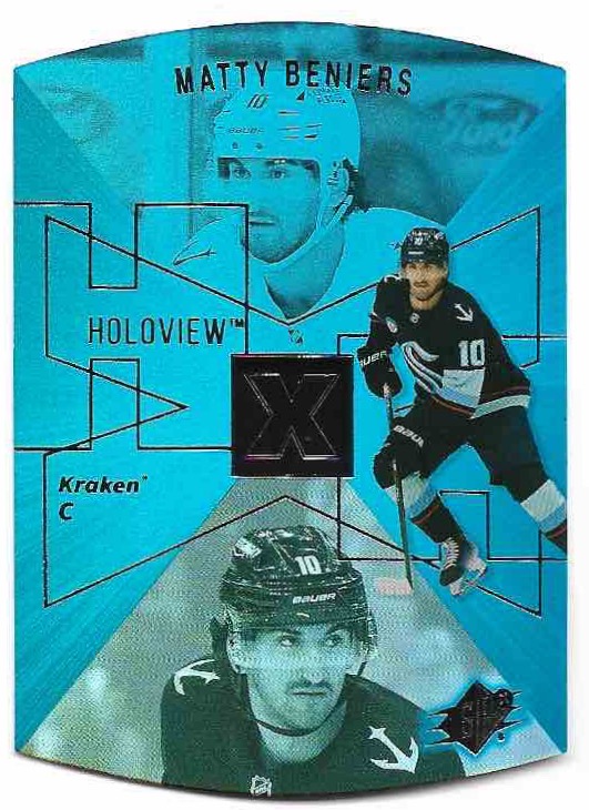 1997-98 SPx Holoview MATTY BENIERS 23-24 UD Extended Series