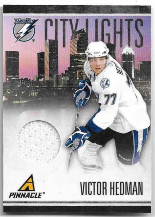 Jersey City Lights VICTOR HEDMAN 10-11 Panini Pinnacle /499