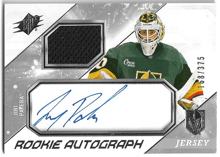 Auto Jersey Rookies JIŘÍ PATERA 23-24 UD SPx /375