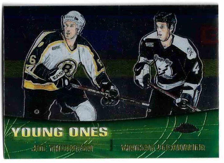 Combos JOE THORNTON/VINCENT LECAVALIER 00-01 Topps Chrome