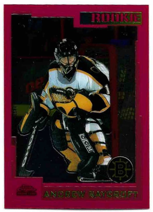 Rookie Red ANDREW RAYCROFT 00-01 Topps Chrome /1250