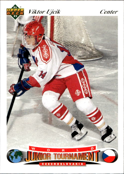 World Junior Champions VIKTOR UJČÍK 91-92 Upper Deck Czech