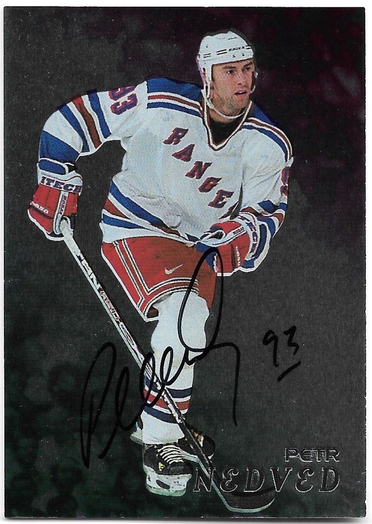 AUTO Silver PETR NEDVĚD 98-99 In the Game Be A Player
