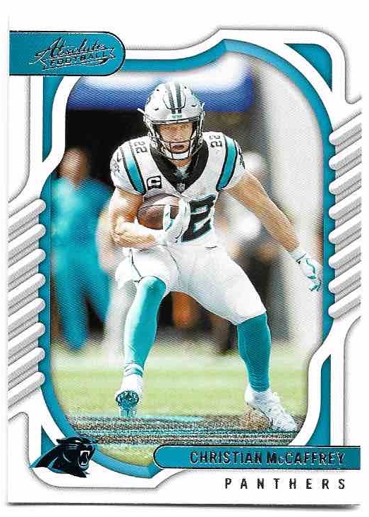 CHRISTIAN MCCAFFREY 2022 Panini Absolute Football