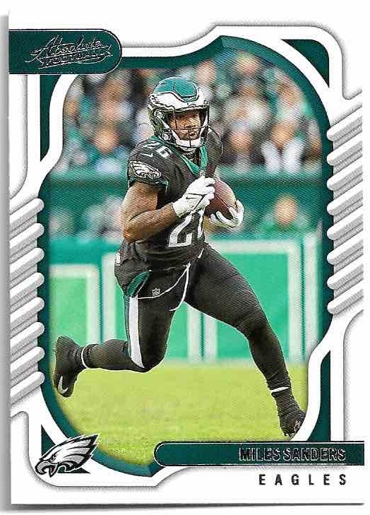 MILES SANDERS 2022 Panini Absolute Football