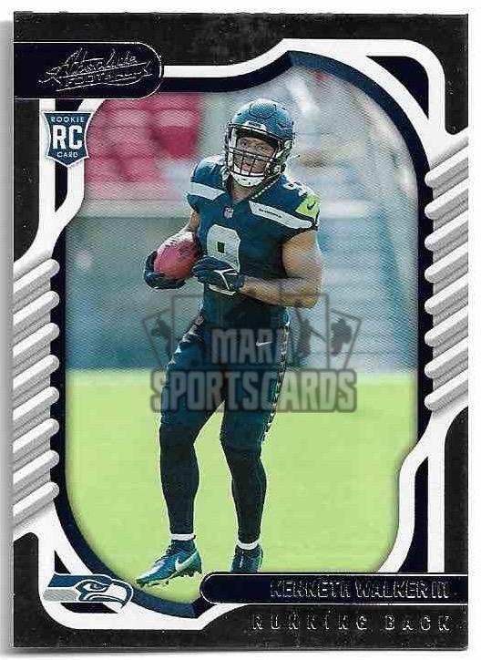Rookie KENNETH WALKER III 2022 Panini Absolute Football