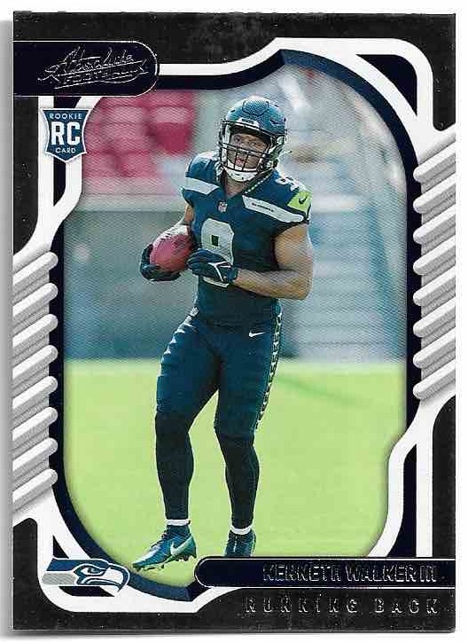 Rookie KENNETH WALKER III 2022 Panini Absolute Football