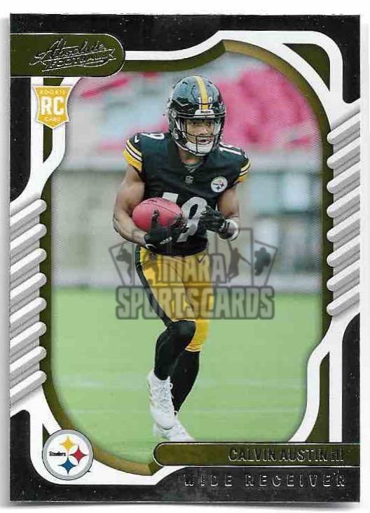 Rookie CALVIN AUSTIN III 2022 Panini Absolute Football