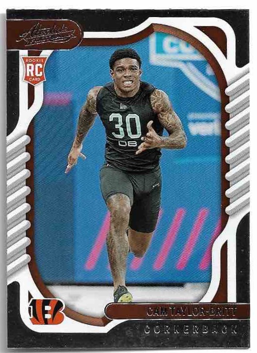 Rookie CAM TAYLOR-BRITT 2022 Panini Absolute Football