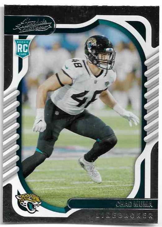 Rookie CHAD MUMA 2022 Panini Absolute Football