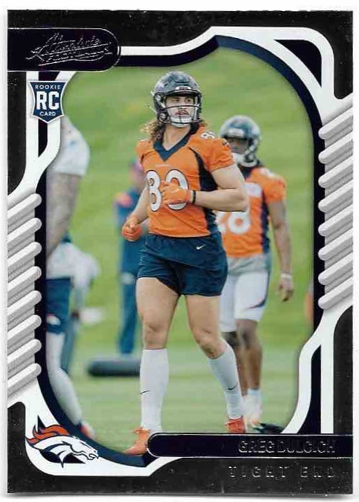 Rookie GREG DULCICH 2022 Panini Absolute Football