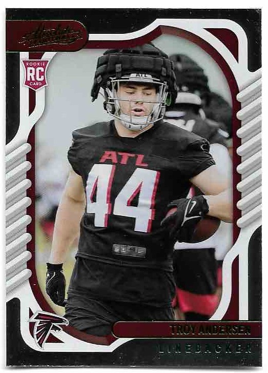 Rookie Green TROY ANDERSEN 2022 Panini Absolute Football