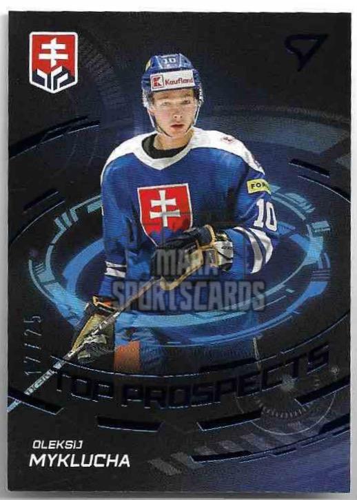 Blue Top Prospects OLEKSIJ MYKLUCHA 2024 SportZoo Hokejové Slovensko /25