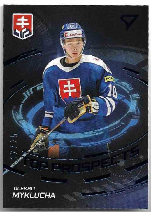 Blue Top Prospects OLEKSIJ MYKLUCHA 2024 SportZoo Hokejové Slovensko /25