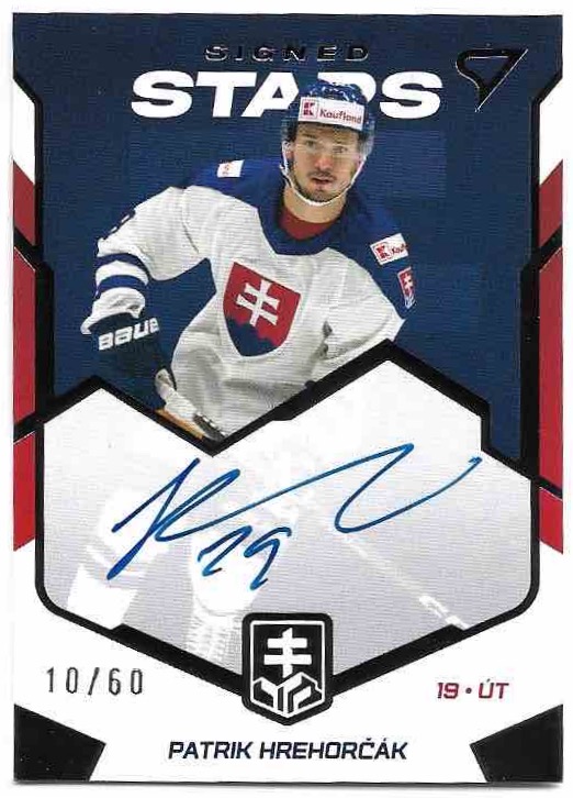 Auto Signed Stars PATRIK HREHORČÁK 2023 SportZoo Hokejové Slovensko /60