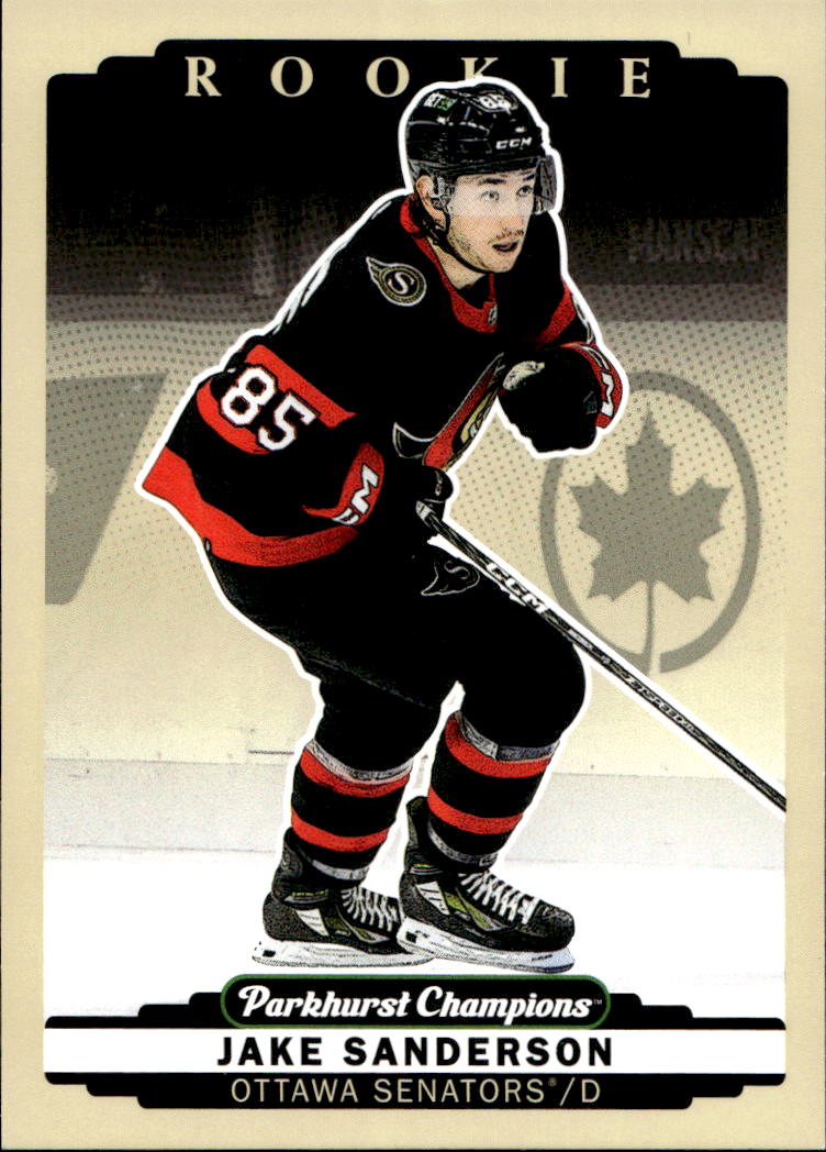 Rookie SP JAKE SANDERSON 22-23 UD Parkhurst Champions