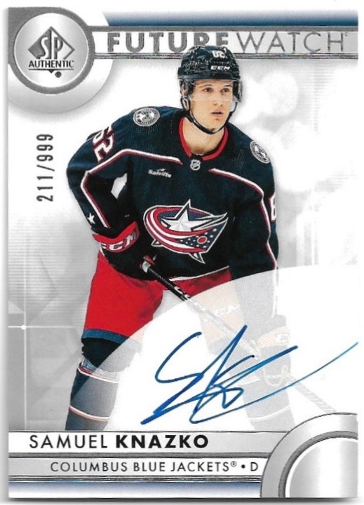 Auto Rookie Future Watch SAMUEL KŇAŽKO 23-24 UD SP Authentic /999