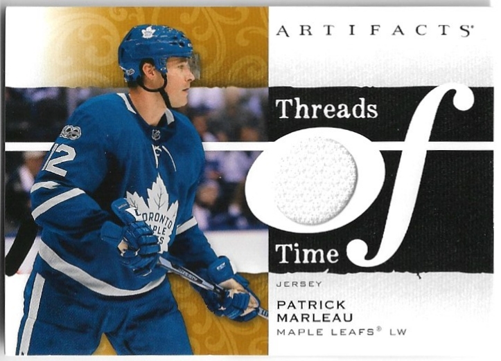 Jersey Threads of Time PATRICK MARLEAU 21-22 UD Artifacts