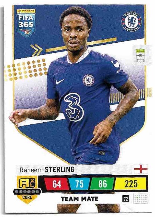 RAHEEM STERLING 2023 Panini FIFA 365