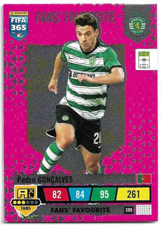 Fans' Favourite PEDRO GONCALVES 2023 Panini FIFA 365
