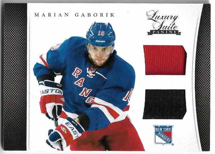Jersey Luxury Suite MARIÁN GÁBORÍK 11-12 Panini Rookie Anthology