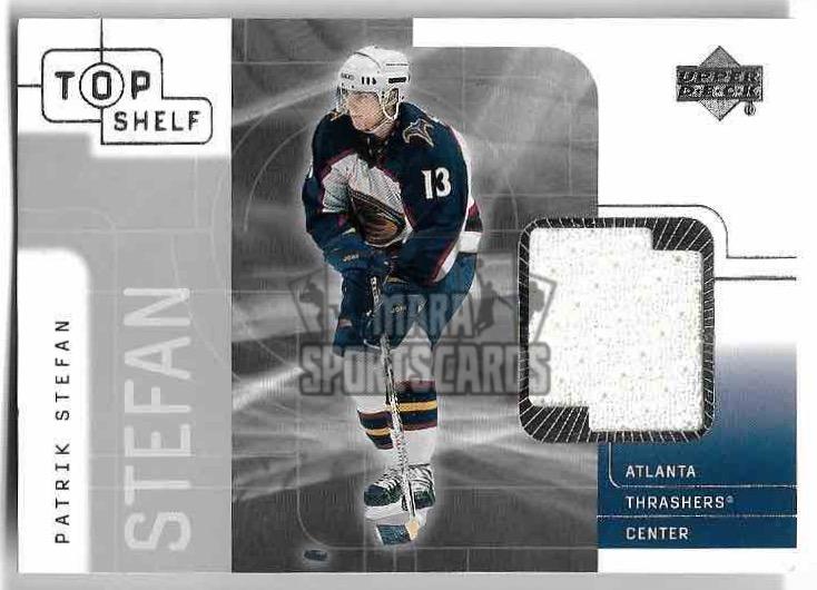 Game Used Jersey PATRIK ŠTEFAN 01-02 UD Top Shelf