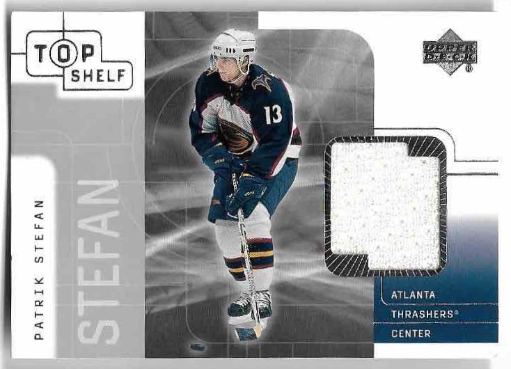 Game Used Jersey PATRIK ŠTEFAN 01-02 UD Top Shelf