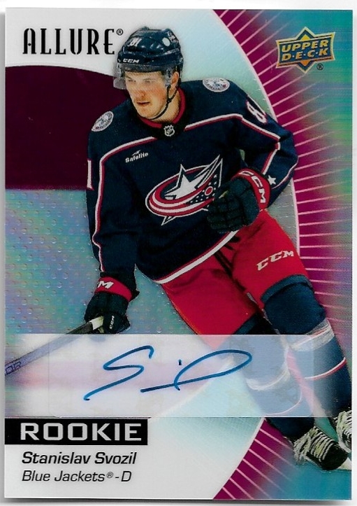 Auto Rookie Red Rainbow STANISLAV SVOZIL 23-24 UD Allure