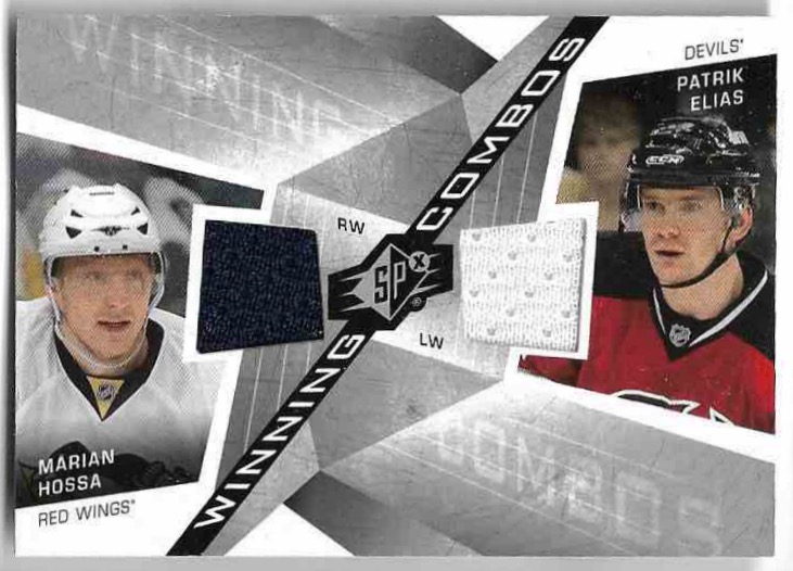 Jersey Winning Combos MARIÁN HOSSA/PATRIK ELIÁŠ 08-09 UD SPx